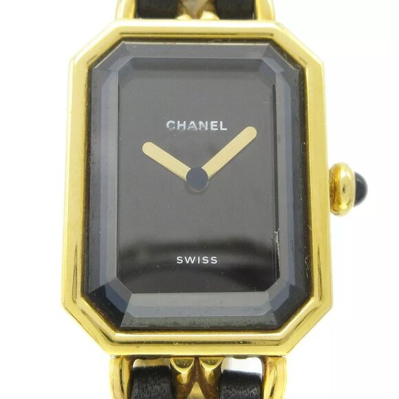 Chanel Premiere E.H.28522 #M Ladies Quartz Watch PLAQUE OR G 20M 97385 - Picture 1 of 11